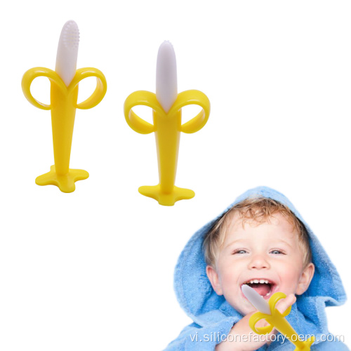 Bàn chải đánh răng silicone an toàn cấp thực phẩm và răng